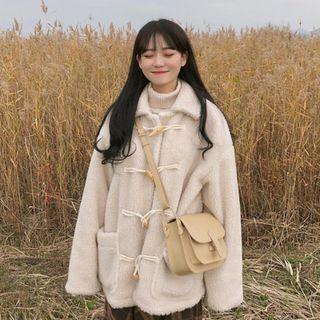 Toggle Fleece Jacket 8989 - Almond - One Size