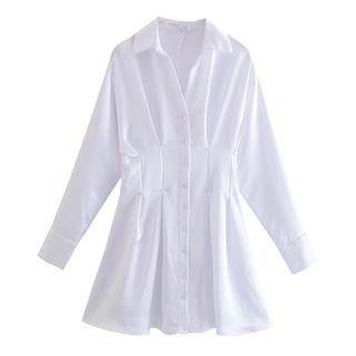 A-line Mini Shirt Dress