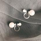 Faux Pearl Cuff Earring 1 Pc - As Shown In Figure - One Size