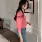 Round-neck Color Cardigan