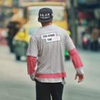 Long-sleeve Mock Two-piece Cutout T-shirt