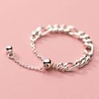 Chain Ring 1 Piece - S925 Silver - Silver - One Size
