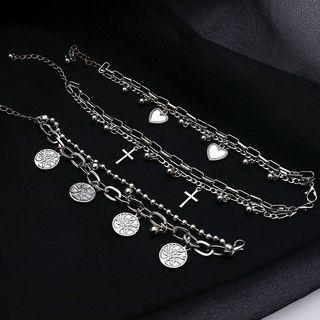 Layered Linked Chain Bracelet (various Designs)