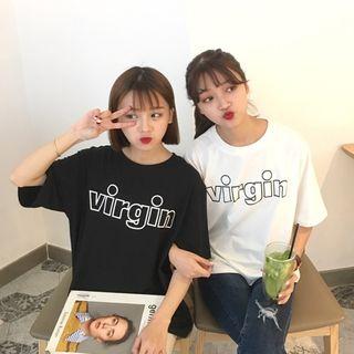 Loose-fit Lettering Short-sleeve T-shirt