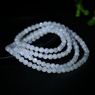 Moonstone Bead Bracelet As Shown In Figure - 4.5mm