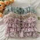 Layered Floral Lace Camisole Top