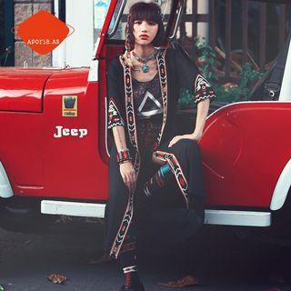 Print Short-sleeve Light Jacket