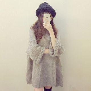 Chunky Knit Long Sweater