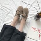 Buckled Furry Flats