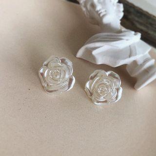 Rose Ear Cuff / Studded Earrings