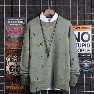 Paint Splatter Sweater