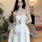 Strapless Midi Corset Dress