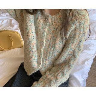 [dearest] Alpaca Blend M Lange Cardigan One Size
