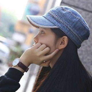 Distressed Denim Cap