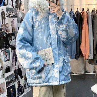 Tie Dye Zip-up Parka
