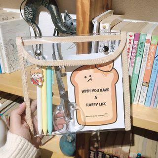 Transparent A5 Document Sleeve Document Bag - Transparent - One Size