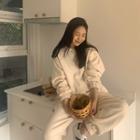 Terry Sweatshirt & Sweatpants Set