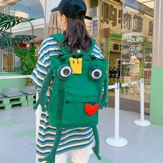 Frog Backpack / Charm / Set Backpack - No Charm - Green - One Size