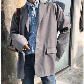 Loose-fit Plain Blazer