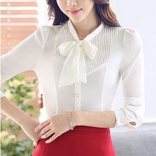 Tie-neck Blouse / Pencil Skirt / Dress Pants