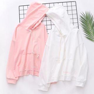 Middle Pocket Print Hoodie