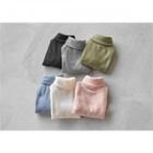 Turtle-neck Long Sleeve T-shirt