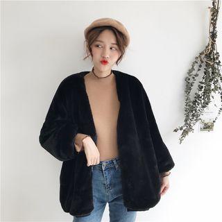 Faux-fur Loose-fit Jacket