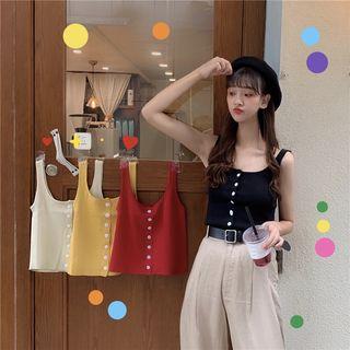 Single-breasted Camisole Top