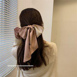 Two-tone Narrow Scarf