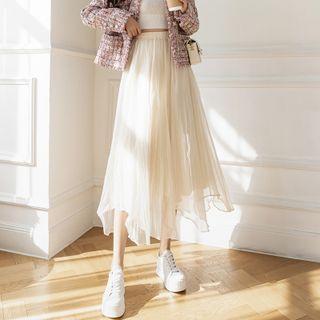 Asymmetrical A-line Overlay Skirt
