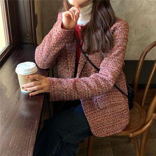 Single-button Blazer Red - One Size
