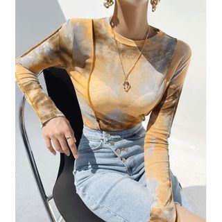Seam-detail Dyed Top