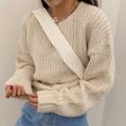 Plain Sweater / Cropped Cardigan