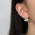 Fan Rhinestone Alloy Dangle Earring 1 Pair - Gold - One Size