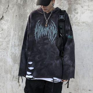 Tie Dye Ripped Hoodie