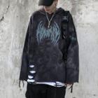 Tie Dye Ripped Hoodie