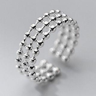 Sterling Silver Open Ring S925 Sterling Silver - 1 Pc - Silver - One Size