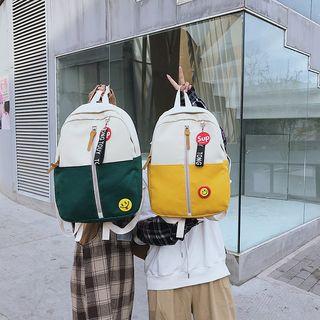 Canvas Color Panel Backpack
