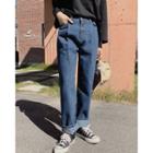 Pleated Loose-fit Jeans