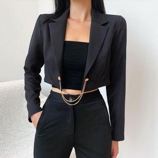 Camisole Top / Chained Crop Blazer