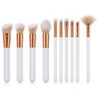 Set Of 10: Makeup Brush Set Of 10 - T-10146 - As Shown In Figure - One Size
