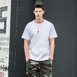 Kangaroo Pocket Short-sleeve T-shirt