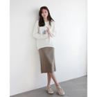 Knit H-line Midi Skirt