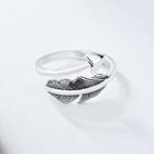 Arrow Sterling Silver Open Ring Silver - One Size