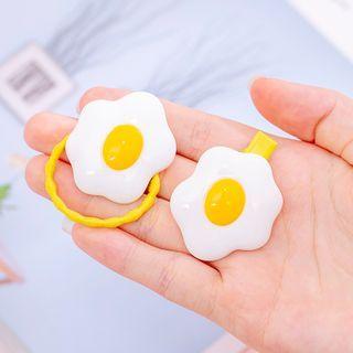 Fried Egg Hair Tie / Hair Clip