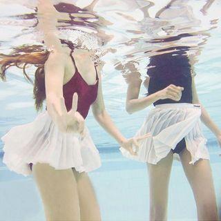 Set: Plain Swimsuit + Swim Skirt