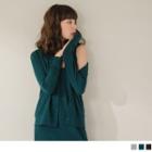 V-neck Button-up Knit Cardigan