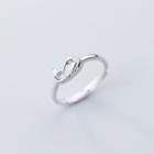 Whale Ring 1pc - Silver - One Size