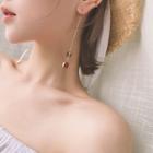 Gemstone Drop Earring / Clip-on Earring