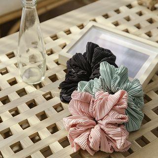 Accordion-pleated Scrunchy Hair Tie